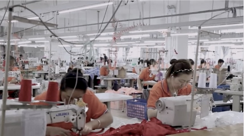 Sewing production line