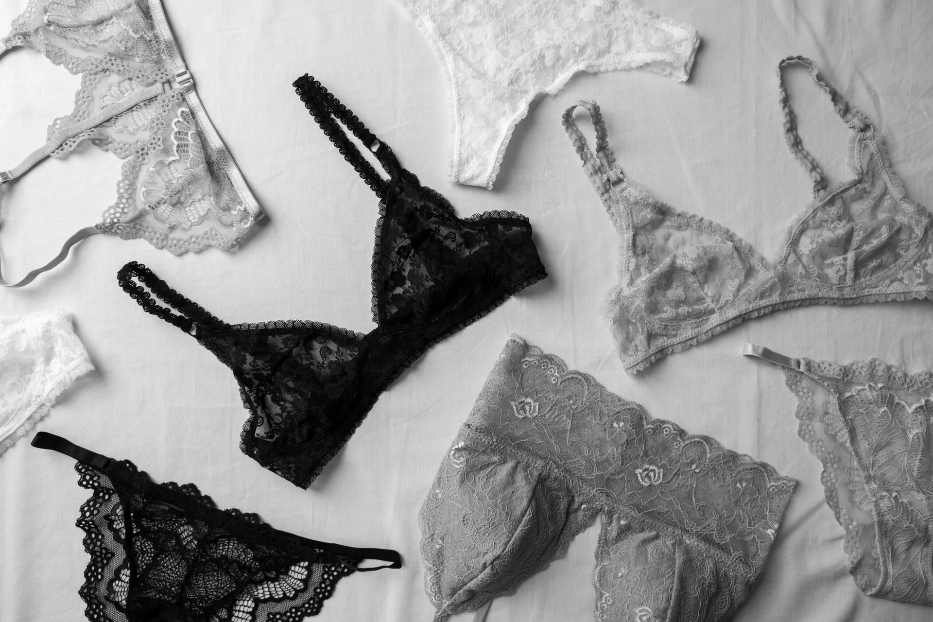 Lingerie still life — SACO Intimates